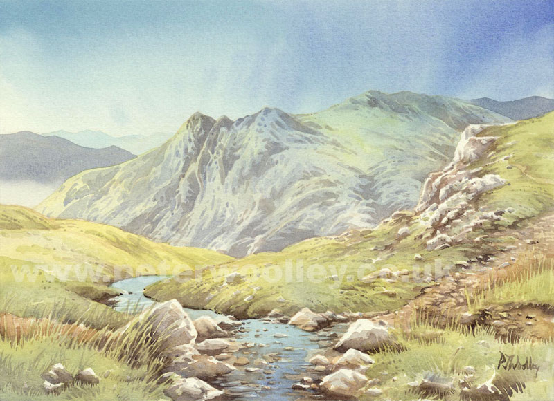 Langdale Fell, from Browney Gill